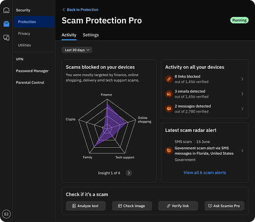 Bitdefender screen